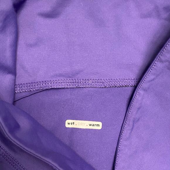 EUC Purple Lululemon Wet Dry Warm Run Brisk Pullover Size 10 - Picture 3 of 7